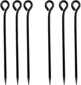 16 Inch Rebar Stakes top view highlighting the wide 1.8 inch head for secure grip