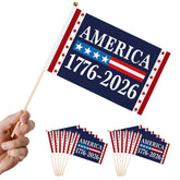1776 flag handheld 5x8 inch for easy parade waving and celebration