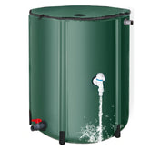 200gal rain barrel top view showing large capacity for rainwater collection