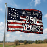 250th Anniversary Flag 3x5 ft front view for durable outdoor display on a flagpole