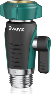 2WAYZ 0° valve with large 1.6-inch knob for easy one-handed water control.