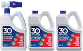 30 Seconds Outdoor Cleaner removes moss stains from siding for curb appeal