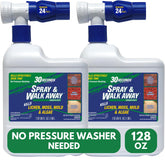 30 SECONDS Spray & Walk Away bottle on hose for easy outdoor treatment