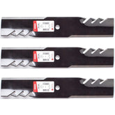 3PK Oregon 596-308 G5 Gator blades for 48-inch Scag 48110, for cleaner, precise cuts.