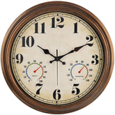 45MinST bronze vintage wall clock front view adds timeless decor.