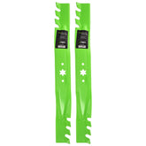 8TEN LawnRAZOR blade set unboxed for quick installation and clean mowing.