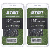 8TEN ripping chain 20 inch with 72 drive links improves cutting efficiency for heavy hardwoods