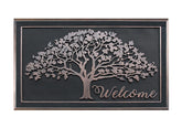 A1 Home Collections heavy-duty rubber doormat for outdoor entrances with non-slip backing.