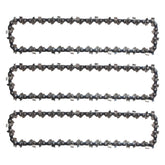 AAAQQ mini chainsaw chain 6in, 043 gauge, 1/4 LP pitch, quick cuts for wood and branches