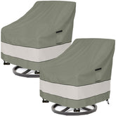 Aacabo waterproof patio chair cover product shot showing outdoor durability.