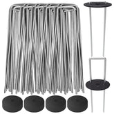 AAGUT landscape staples 100-pack secure weed barrier and fabric.