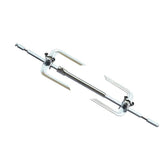 Abaodam adjustable rotisserie fork assembly for flexible grilling configurations.