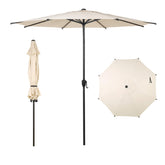 Abba Patio Lyon umbrella demonstrates tool-free pole setup for quick shade