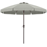ABCCANOPY 10ft scalloped patio umbrella top view shows spacious shade area for outdoor dining
