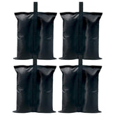 ABCCANOPY weights 150lbs pack secures four black bags for a stable canopy setup.