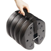 ABCCANOPY Easy Canopy Weights lock design secures canopies in windy conditions.