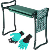 Abco Tech garden kneeler folded for compact storage.