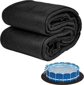 Abimars 15ft round pool liner pad provides edge-to-edge protection and comfort underfoot.