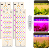 Abonnyc Grow Light four-panel setup for compact indoor gardens