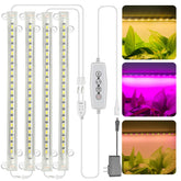 Abonnyc grow light strip with warm white and red LEDs for seedling growth