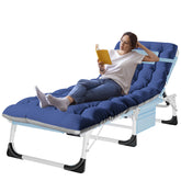 ABORON heavy-duty tanning chair front view for poolside sunbathing