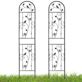aboxoo Bird perching stake trellis ready to support climbing plants in a 60-inch panel