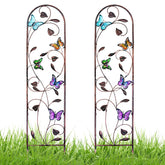 aboxoo butterfly-trellis-arch-design supports climbing plants while adding decorative flair.