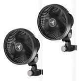 AC Infinity CLOUDRAY S6 clip fan 6in in side view improving plant air distribution.