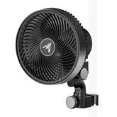 AC Infinity CLOUDRAY S6 clip fan front view for steady airflow in grow tents.