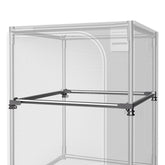 AC Infinity heavy-duty mounting bars for 5x5 tents show a solid setup and space optimization.
