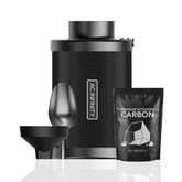 AC Infinity refillable carbon filter kit 4in close-up showing odor control cartridge