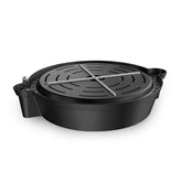 AC Infinity self-watering base with wick lines delivering moisture to fabric pots