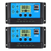 ACEIRMC 30A solar charge controller front view highlighting compact design