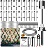 Acemaker wire trellis contents pack with connectors for easy garden installation