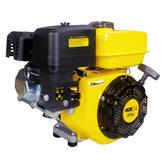 Aceup Energy 7HP engine front view shows compact horizontal shaft design for reliable power.