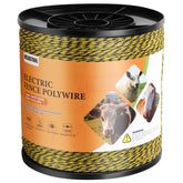 Aclastool polywire 3500ft reel for long-range livestock fencing and quick setup.
