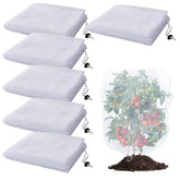 Acostop 6-pack bird netting cover protecting garden plants while letting sun and air through.