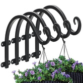 Acteomsly 4-pack 12-inch hanging brackets, sturdy indoor/outdoor support.