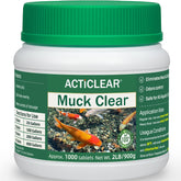 ActiClear Muck Clear tablets sinking to pond bottom for muck breakdown