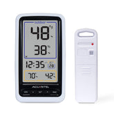 AcuRite 01136M indoor-outdoor temperature display for quick, accurate monitoring of home climate.