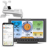 AcuRite Iris 5-in-1 display shows indoor and outdoor temps for room comfort