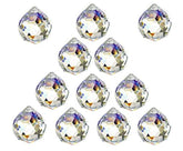 Acuteye 12-piece crystal prisms catching sunlight for vibrant window sparkle