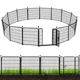 ADAVIN garden fence panel assembly shows quick setup for yards