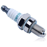 Adefol CMR7H spark plug closeup showing fine electrode for reliable ignition.