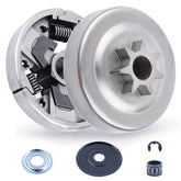 Adefol MS271 clutch drum side view shows precision teeth for smooth engagement