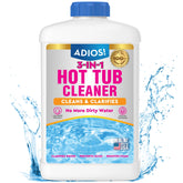 ADIOS! 3-in-1 Spa Cleaner clarifies cloudy spa water for a crystal clear soak
