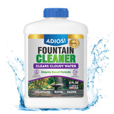 ADIOS! Fountain Cleaner bottle pour showing easy dosing for small garden ponds.