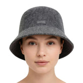 Adjustable Natural Wool Sauna Hat fits securely to prevent slips during sessions.
