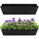 Adnee 30-inch fabric liner for rectangular planters supports durable gardening.