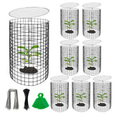 Adnee wire plant protector 20in tall, 11in diameter shields garden plants.